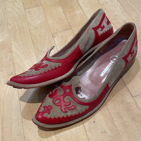 MOSQUITOS Unique and very intricately crafted low-heel novelty shoes size 9 - Picture 4 of 12